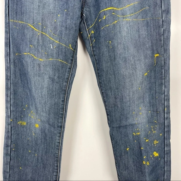 Lucky Brand Paint Splattered Cooper Slim Jeans - Picture 7 of 8